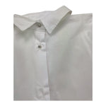 DONDUP camicia tinta unita manica lunga Bianco per Bambina DFCA028 BIANCO DONDUP 