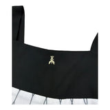 Patrizia Pepe Top Giromanica Tinta Unita per Bambina 7C0262 BIANCO PATRIZIA PEPE 