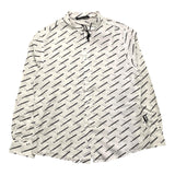 Daniele Alessandrini Langarmshirt Einfarbig Gedrucktes Muster Logo Weiß Für Jungen