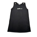 Gaelle Abito tinta unita Giromanica con Stampa Nero per Bambina 2746V00533 NERO GAELLE 