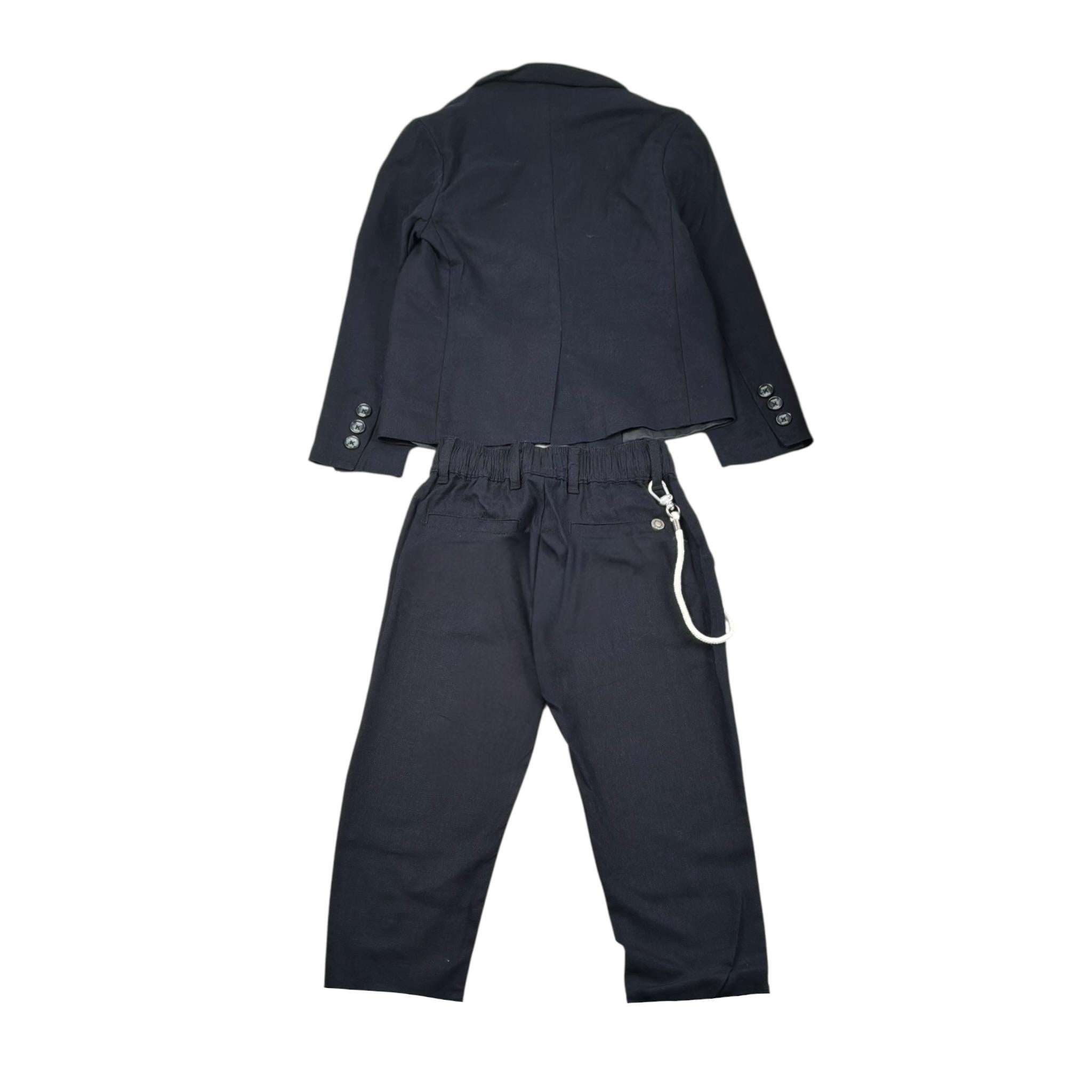 Please Completo 2 Pezzi Giacca-Pantalone per Bambino EB00000973 NERO PLEASE 