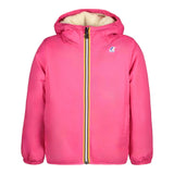 K-WAY giubbino tinta unita con cappuccio Fuxia per Bambina K6115FWAXX FUXIA K-WAY 