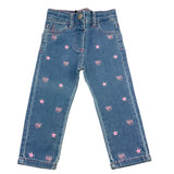 Chiara Ferragni Jeans, einfarbig, mit verstellbarer Taille, hellblau, für Baby-Mädchen