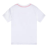 Guess T-Shirt Tinta Unita con Stampa per Neonato N73I55K8HM0NX BIANCO GUESS 
