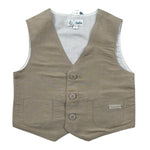Lalalu' Gilet tinta unita Beige per Bambino GLL50PBJ BEIGE LALALU' 