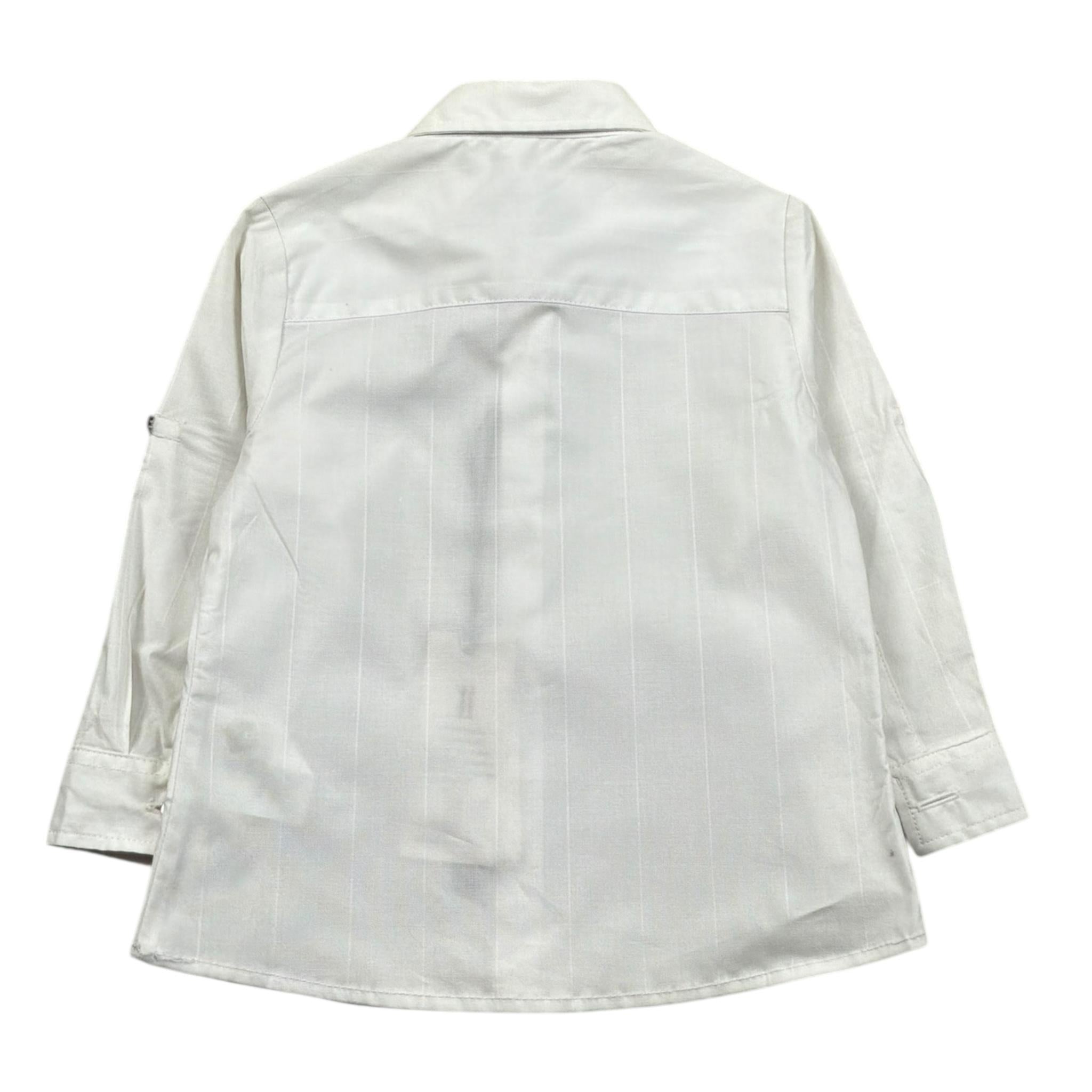 Daniele Alessandrini Camicia Manica Lunga Tinta Unita per Neonato 1295C0557 PANNA DANIELE ALESSANDRINI 