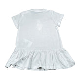 Moschino Abito Mezza Manica Tinta Unita con Stampa per Neonata MDV0DJ BIANCO MOSCHINO 