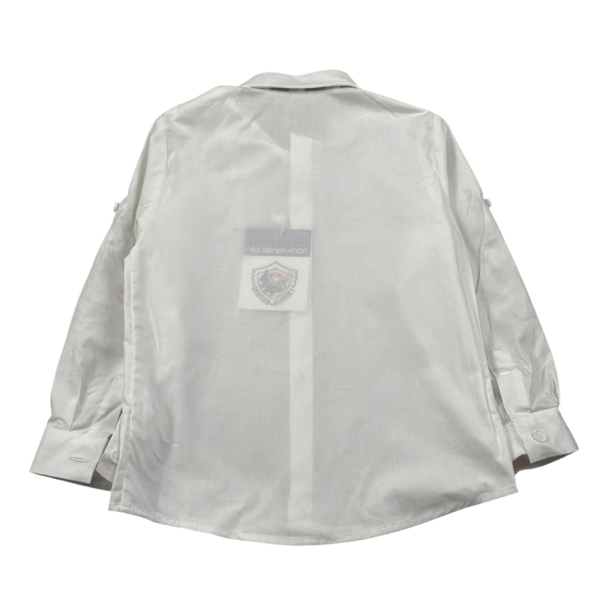 New Gereration Camicia Manica Lunga tinta unita E Papillon Panna per Neonato 41162N PANNA NEW GERERATION 