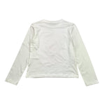 MOSCHINO shirt girocollo tinta unita con stampa Bianco per Bambina HDO010 BIANCO MOSCHINO 