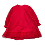 BARCELLINO abito tinta unita con applicazioni Rosso per Neonata 105219N ROSSO BARCELLINO 