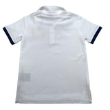 Trussardi Polo Mezza Manica Tinta Unita con Logo per Bambino TBP26006PO BIANCO TRUSSARDI 