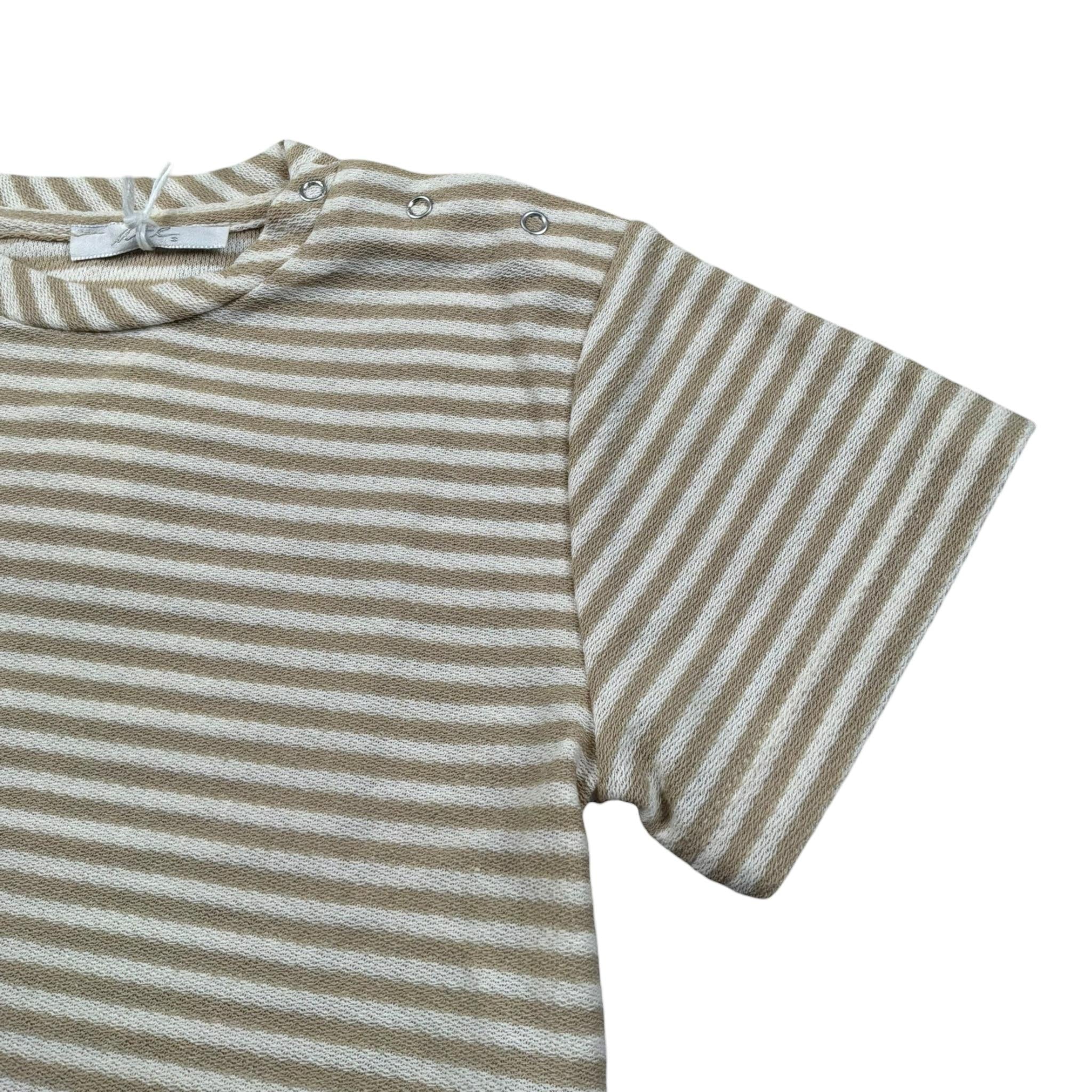 M+E' T-Shirt Fantasia A Irghe Sabbia per Bambino UEM0510 SABBIA M+E' 