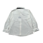 New Gereration Camicia Manica Lunga tinta unita con Papillon Bianco per Neonato 41151 BIANCO NEW GERERATION 