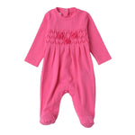 Minibanda Tutina Manica Lunga Tinta Unita per Neonata 3B778 FUXIA MINIBANDA 