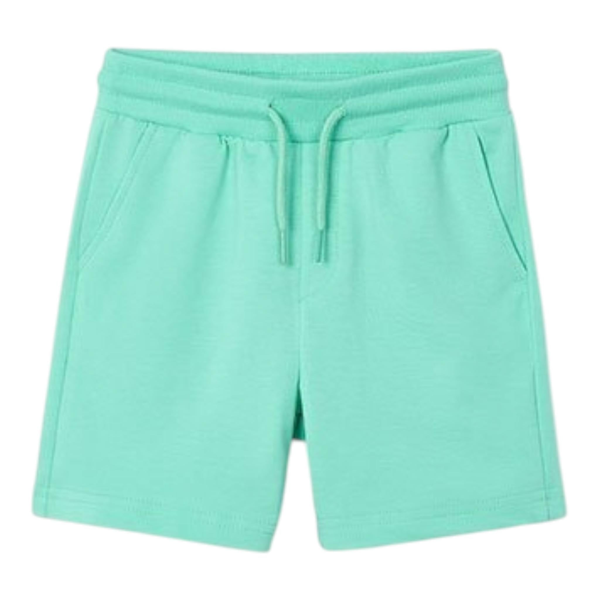 Mayoral Bermuda Tinta Unita con Elastico In Vita per Bambino 611 VERDE ACQUA MAYORAL 
