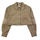 Elisabetta Franchi Langarmshirt Einfarbig Beige Für Mädchen