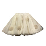 PICCOLA LUDO gonna tinta unita con tulle Bianco per Bambina BS9WB063 BIANCO PICCOLA LUDO 