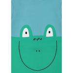 Stella Mccartney costume Mezza Manica Bicolore per Neonato TWC509 VERDE STELLA McCARTNEY 