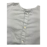 Zero Ampere Shirt Halbarm Streifenmuster Hellblau Für Neugeborene
