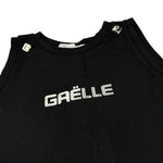 Gaelle Abito tinta unita Giromanica con Stampa Nero per Bambina 2746V00533 NERO GAELLE 