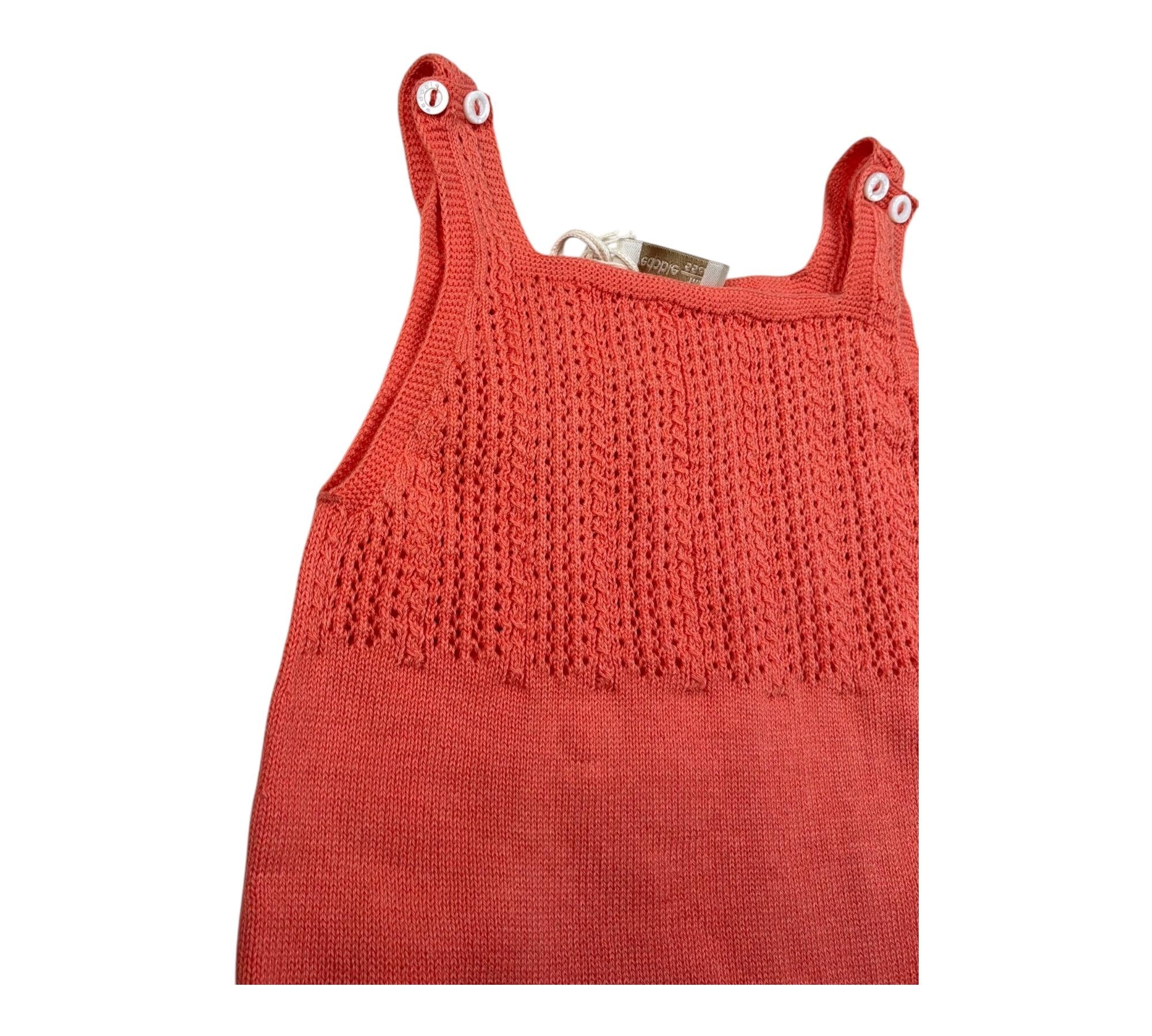 Wedoble salopette Lunga Giromanica per Neonata V2506310A CORALLO WEDOBLE 