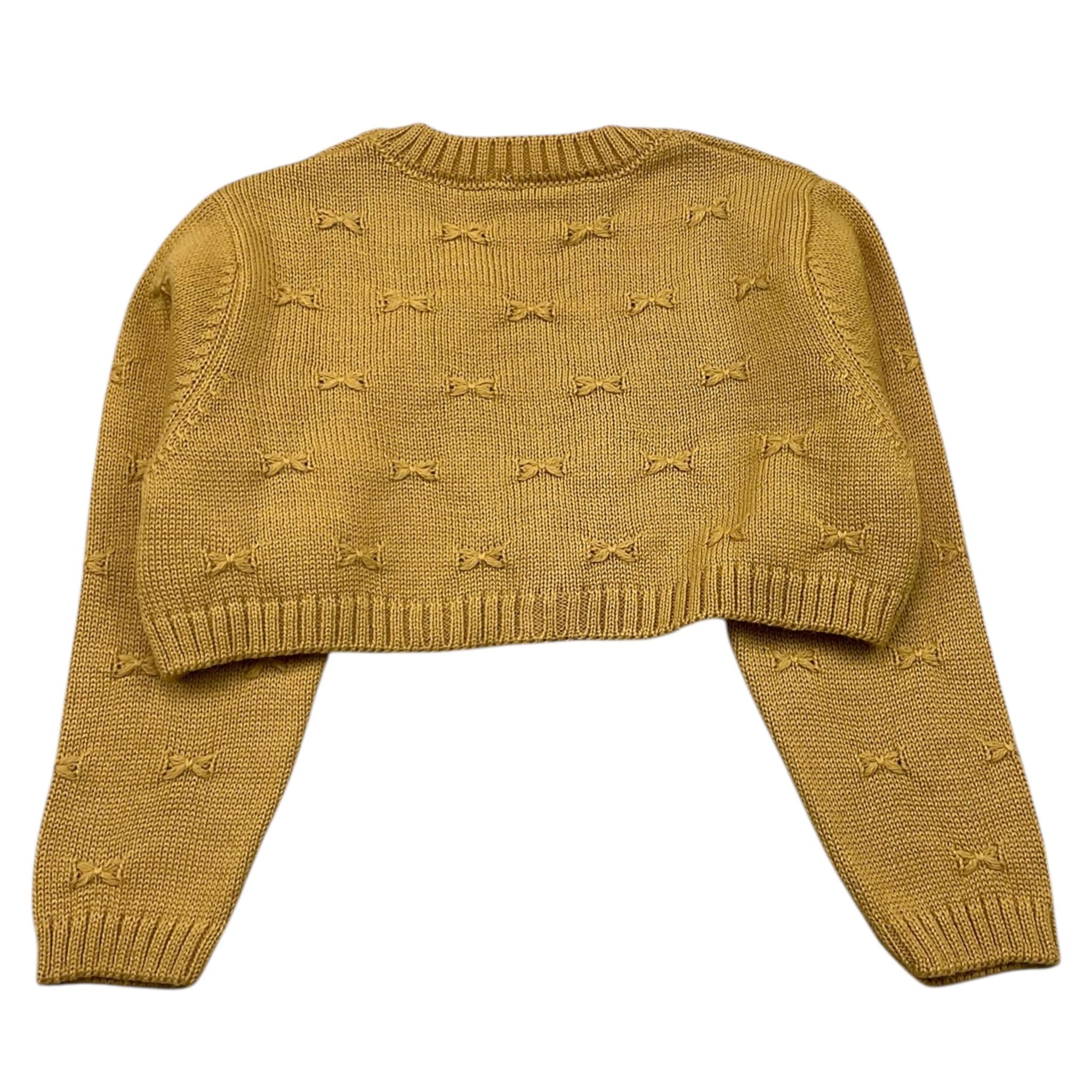 BARCELLINO coprispalle tinta unita con ricami Giallo per Bambina 115924 GIALLO BARCELLINO 