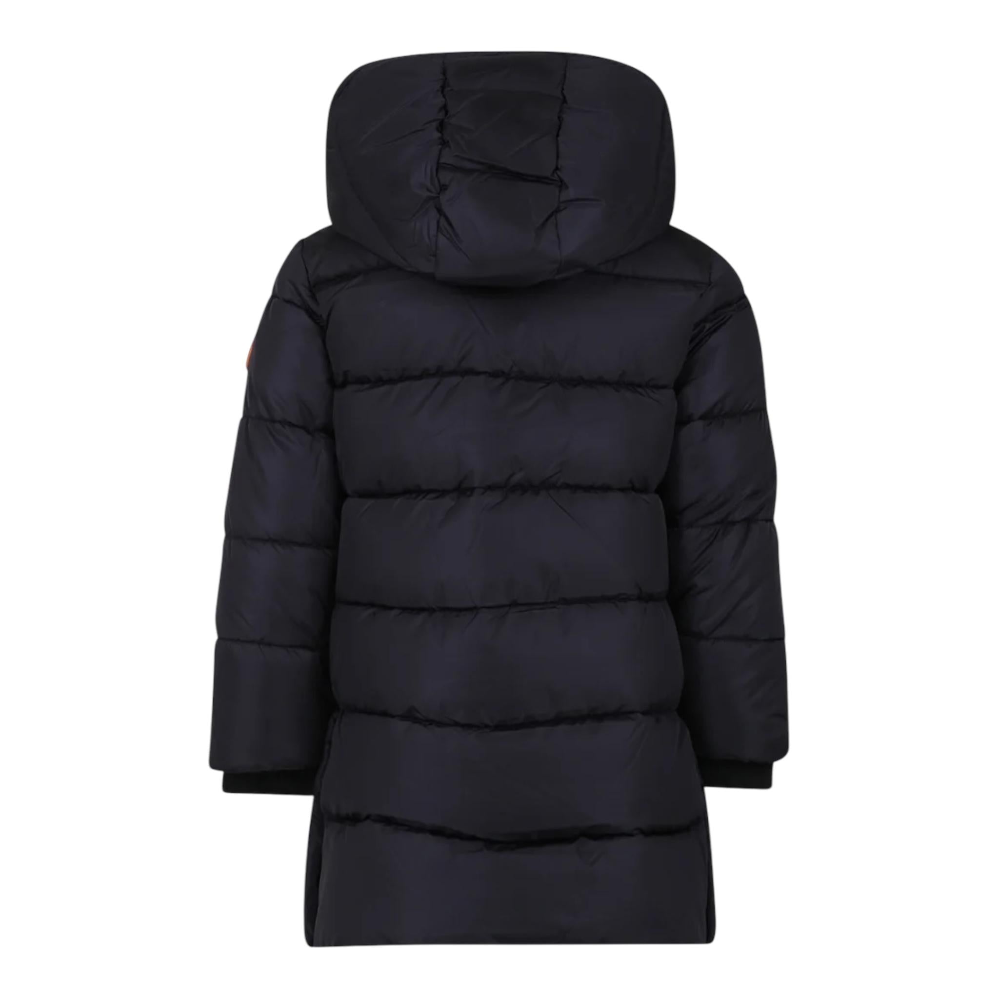 SAVE THE DUCK giubbino tinta unita con cappuccio Blu per Bambino J40270G BLU SAVE THE DUCK 