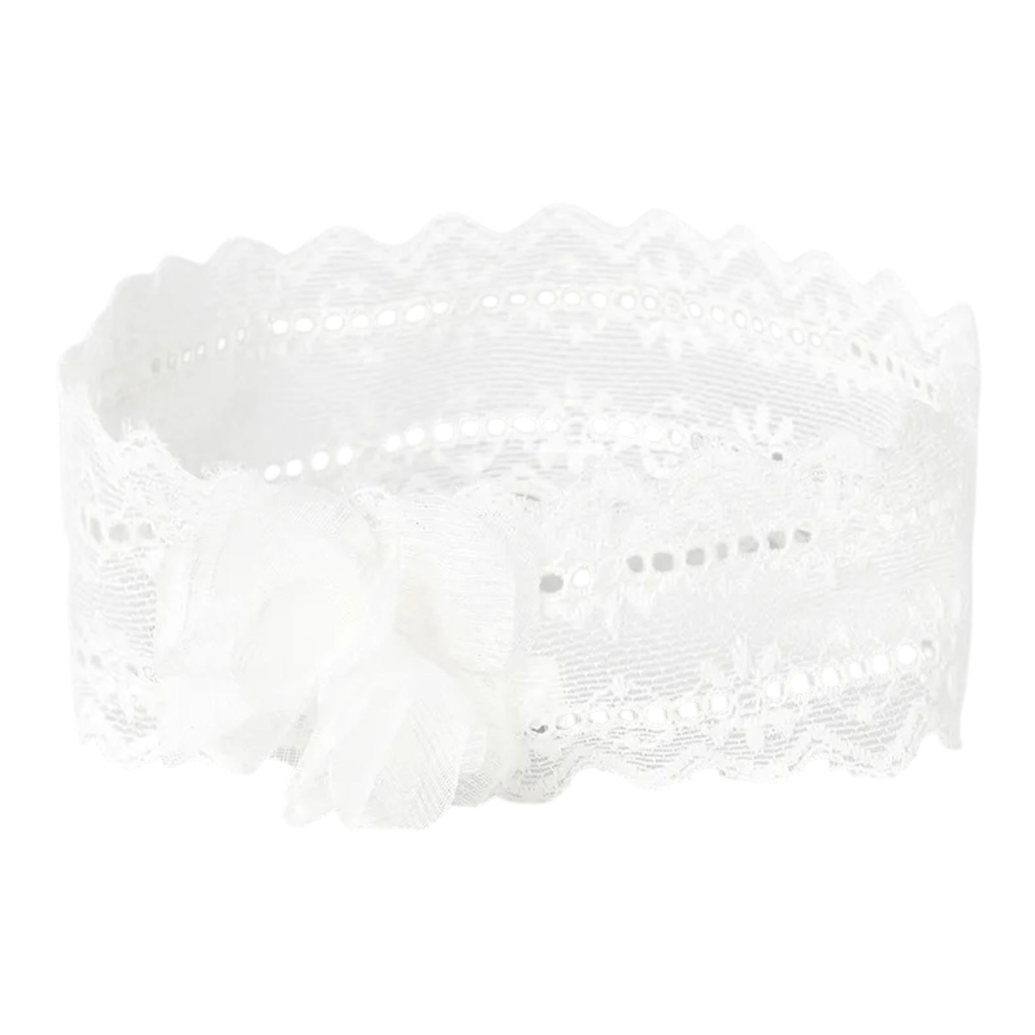 Mayoral Babbucce Tinta Unita con Fascia Capelli per Neonata 9868 BIANCO MAYORAL 