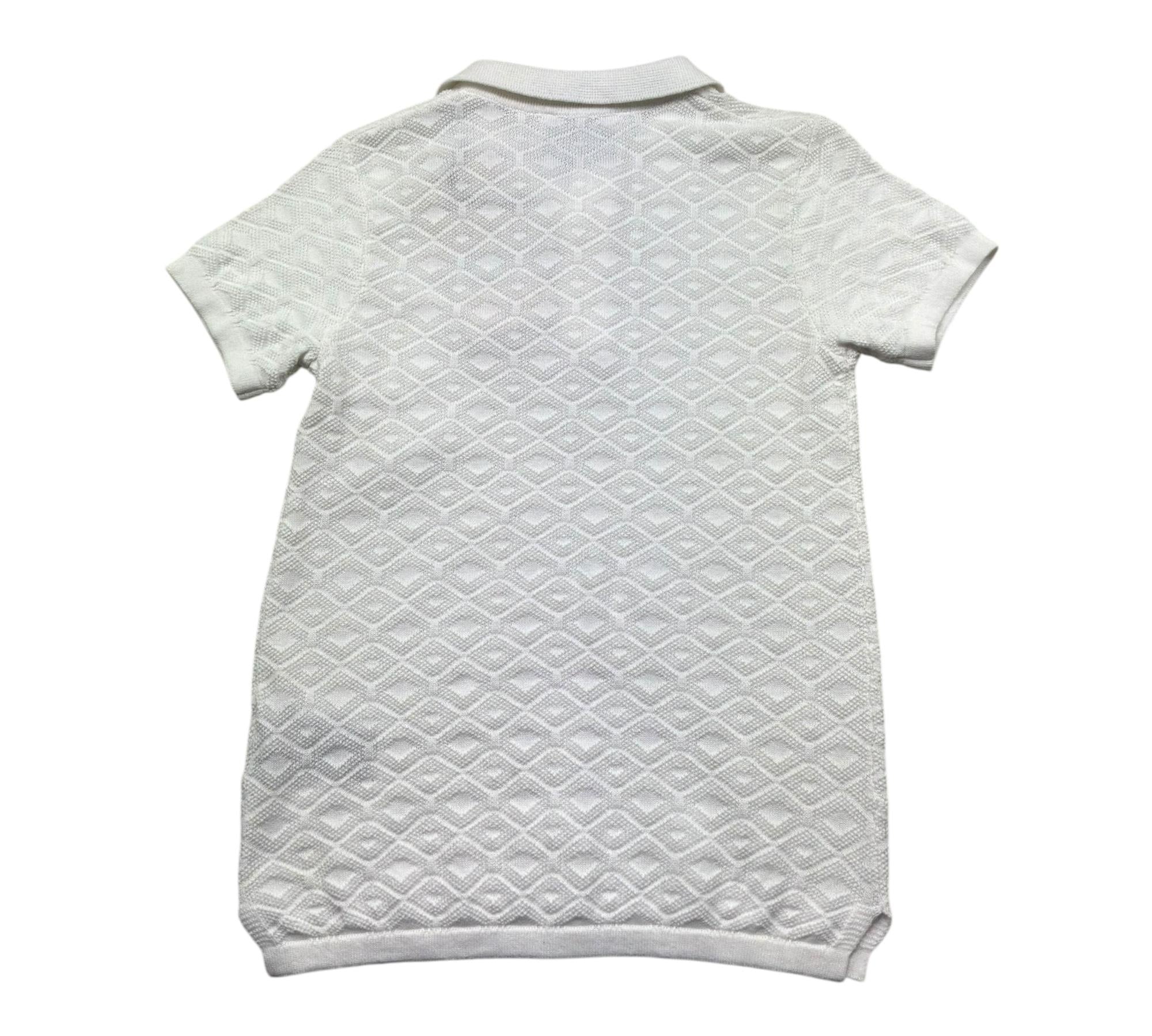 Trussardi Polo Mezza Manica Tinta Unita per Bambino TBP26081PO BIANCO TRUSSARDI 