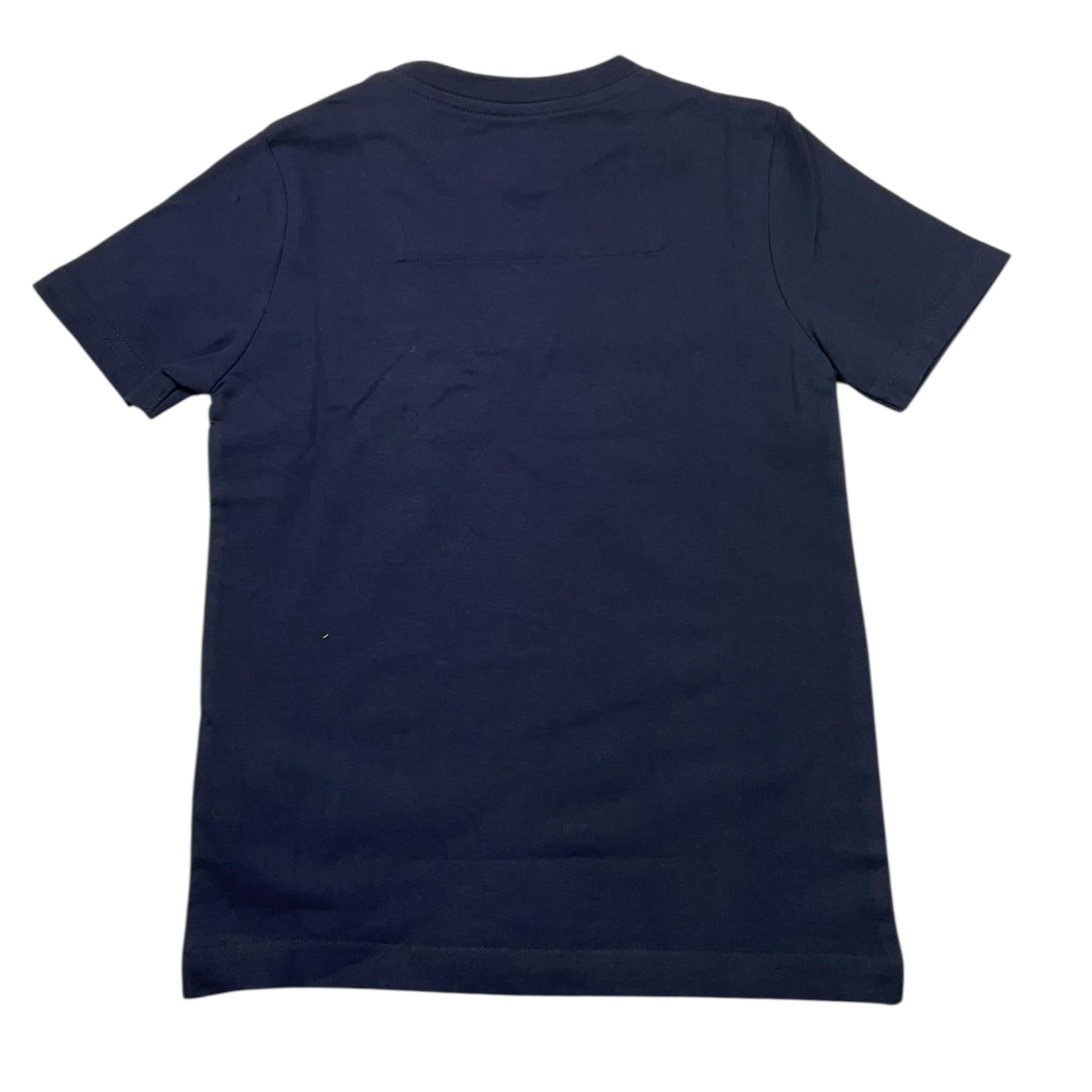 AERONAUTICA MILITARE shirt girocollo tinta unita con stampa Blu per Bambino 242TS0001AJRJ664 BLU AERONAUTICA MILITARE 