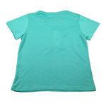 Hinnominate T-Shirt Girocollo tinta unita con Stampe Verde Acqua per Bambina 3646M0085 VERDE ACQUA HINNOMINATE 