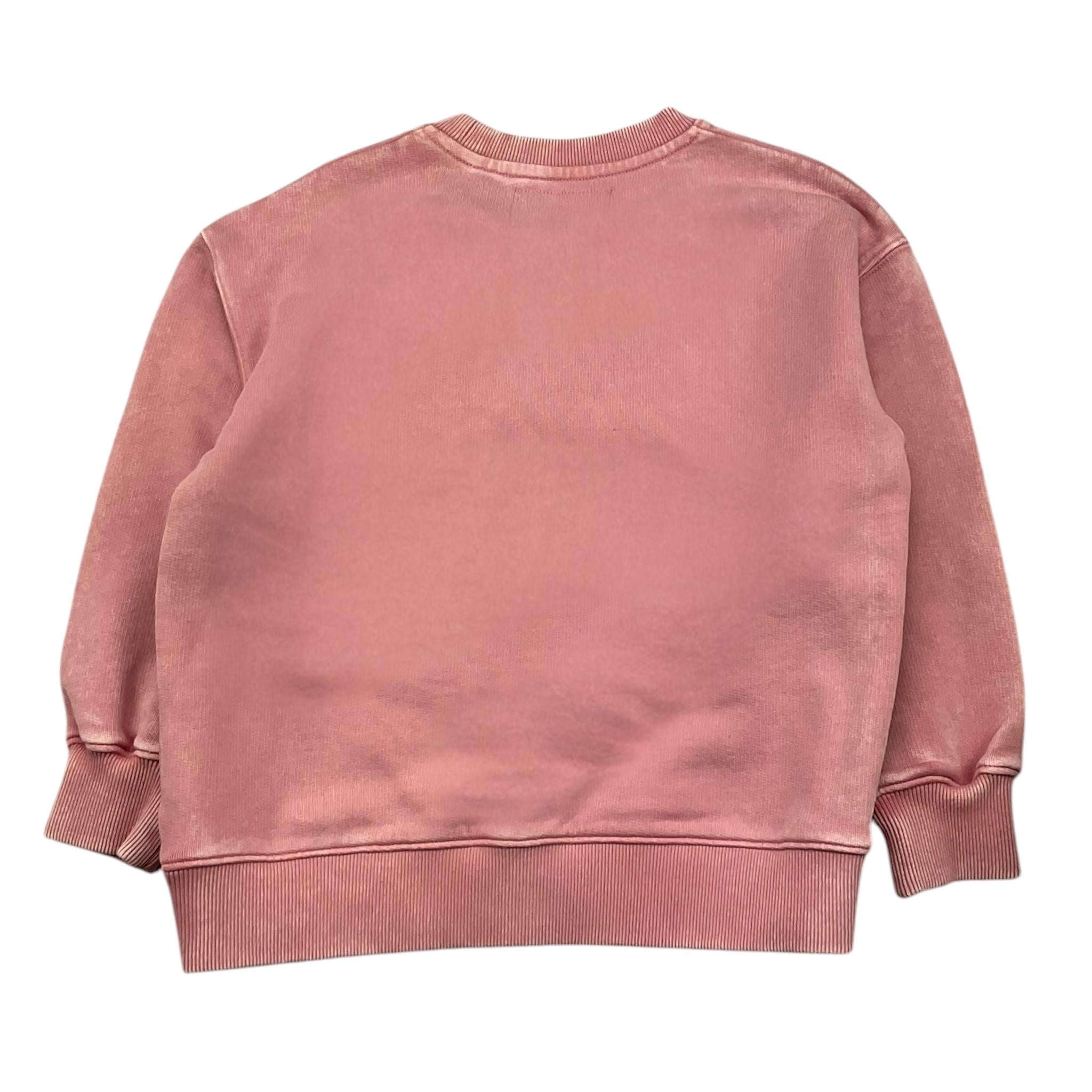 SAINT BARTH felpa tinta unita girocollo con stampa Rosa per Bambina HRL0001 ROSA SAINT BARTH 