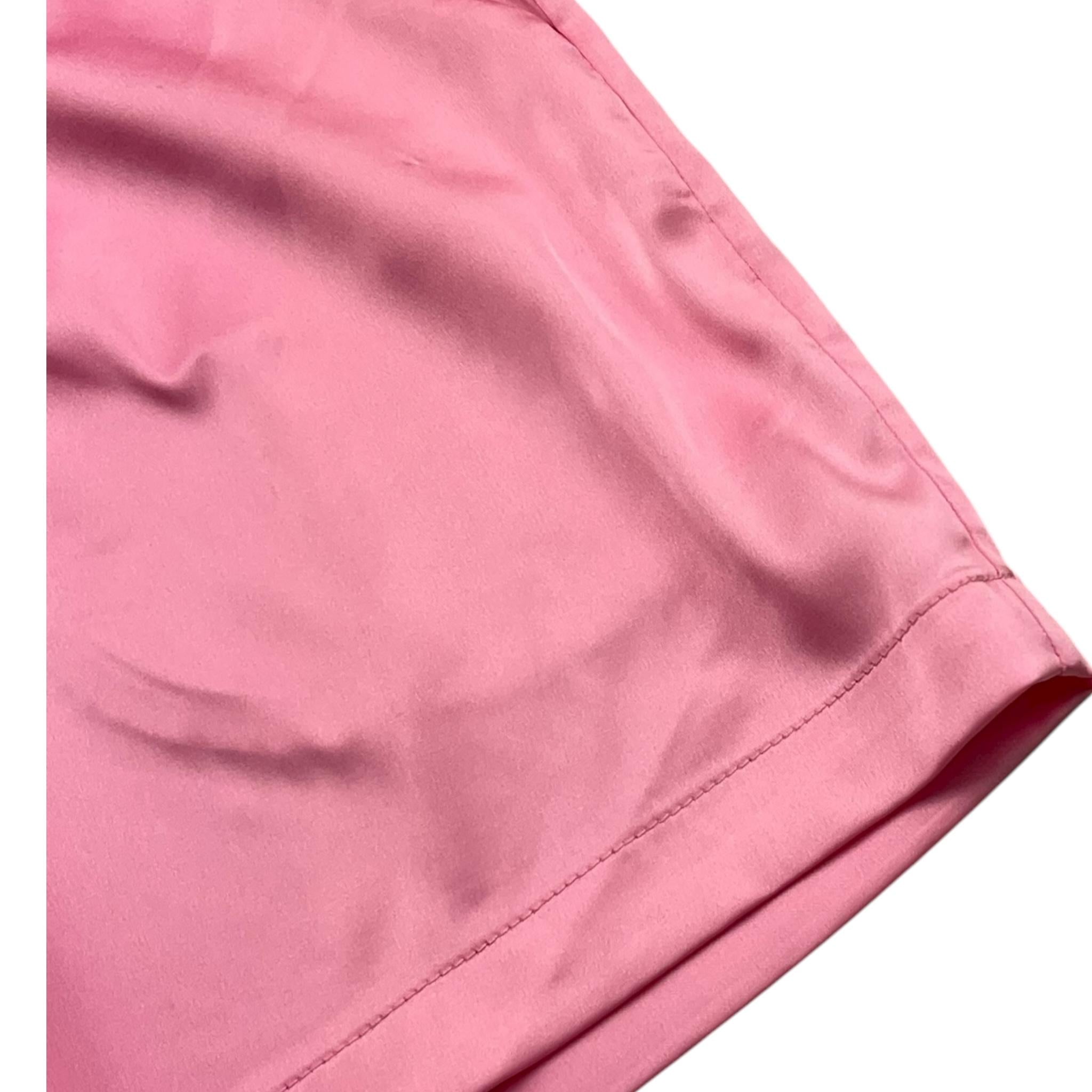 Met Short Tinta Unita con Elastico In Vita per Bambina ME230 ROSA MET 
