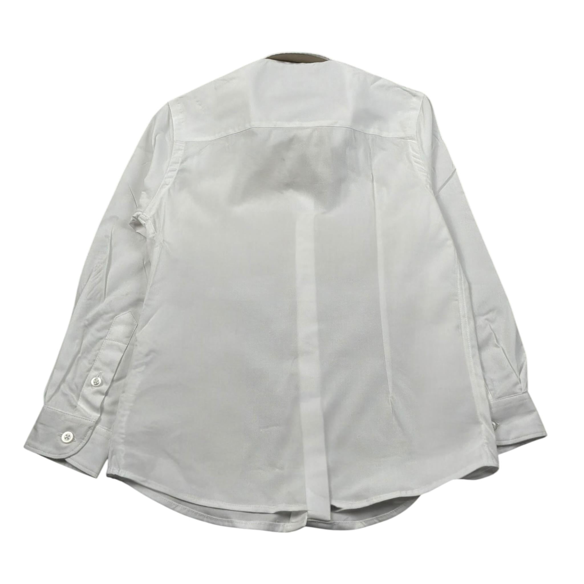 Manuel Ritz Camicia Manica Unga tinta unita Bianco per Bambino MR2284 BIANCO MANUEL RITZ 
