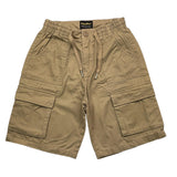 Refrigiwear Einfarbige Bermudashorts mit elastischem Bund in Beige für Jungen