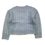 SAINT BARTH cardigan tinta unita con stampa Azzurro per Bambina MLE001 AZZURRO SAINT BARTH 