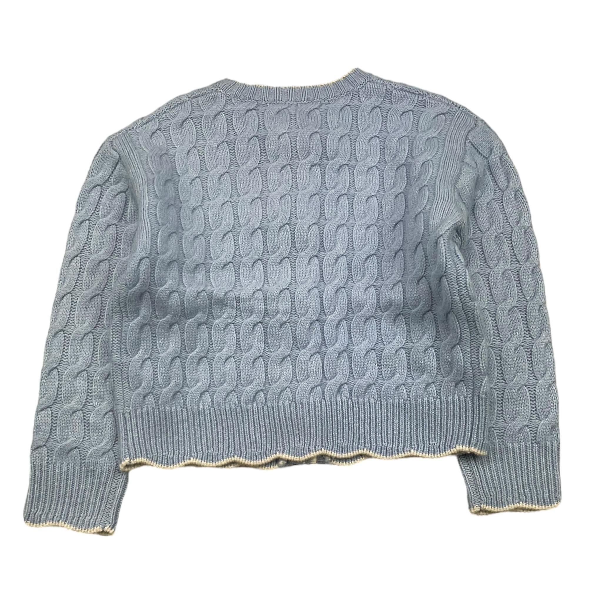 SAINT BARTH cardigan tinta unita con stampa Azzurro per Bambina MLE001 AZZURRO SAINT BARTH 
