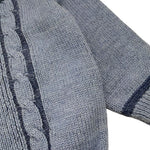 BARCELLINO completo 2pz in filo maglia-pantalone Blu per Neonato 115302 BLU BARCELLINO 