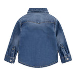 Levi'S Camicia In Denim Tinta Unita per Neonato 6EM335 BLU LEVI'S 