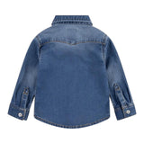 Levi'S Camicia In Denim Tinta Unita per Neonato 6EM335 BLU LEVI'S 