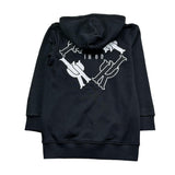 John Richmond Felpa con Zip E Cappuccio Tinta Unita per Bambino RGP26074FE NERO JOHN RICHMOND 