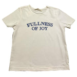 Zhoe & Tobiah T-Shirt Girocollo Tinta Unita con Stampa per Bambino BSE13M PANNA ZHOE & TOBIAH 