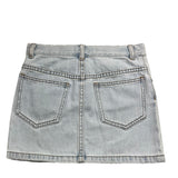 Pinko Gonna In Denim Tinta Unita con Girovita Regolabile per Bambina KFG0001 AZZURRO PINKO 