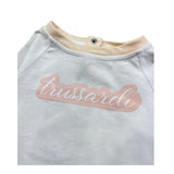 Trussardi Shirt Girocollo Tinta Unita con Logo per Neonata TIP26138TS BIANCO TRUSSARDI 