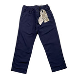 Cesare Paciotti Einfarbige Hose mit elastischer Taille Blau für Neugeborene