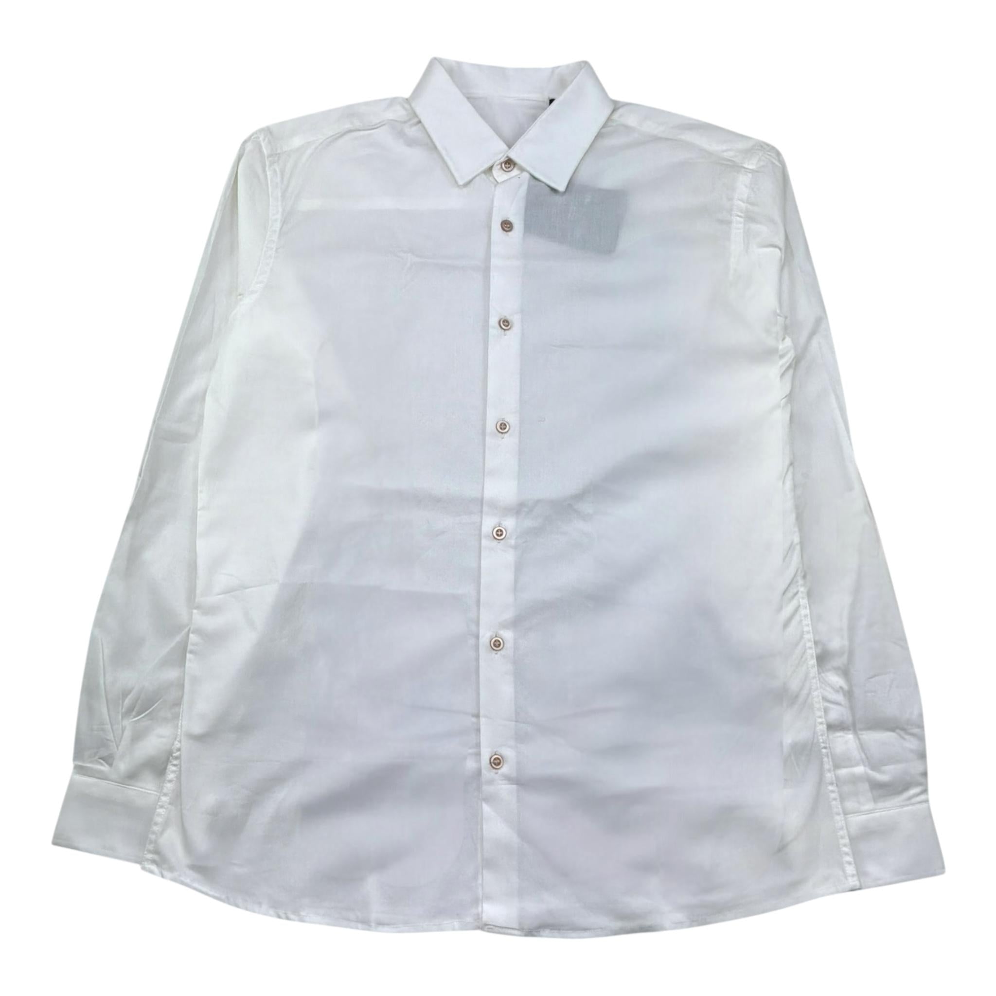 Emanuel Pris Camicia Manica Lunga Tinta Unita per Bambino ECM4158R PANNA EMANUEL PRIS 