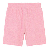 Marc Jacobs Einfarbige Shorts mit Logo-Elastikbund Rosa für Mädchen