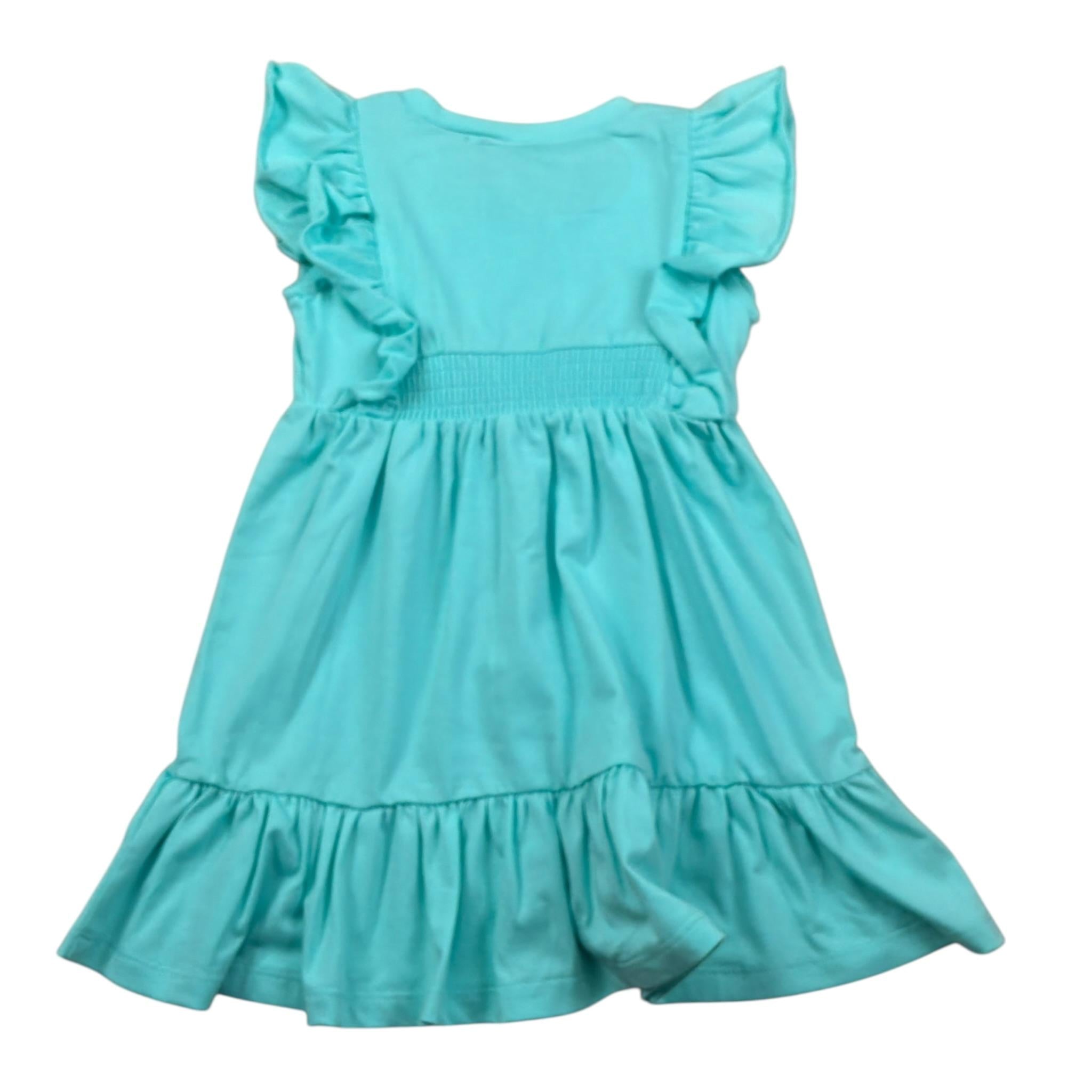 Liu Jo Abito Mezza Manica tinta unita Verde Acqua per Bambina KA4089XJ VERDE ACQUA LIU JO 