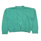 NAIDA maglia girocollo tinta unita Verde per Bambina NAMA299X VERDE NAIDA 