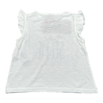 Please T-Shirt Girocollo tinta unita con Stampa Bianco per Neonata MO04030G BIANCO PLEASE 